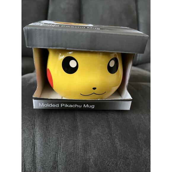 2016 Nintendo Pokemon Pikachu 3D Molded Coffee Cup Mug 16Oz. Just Funky NEW!!! - Picture 6 of 6